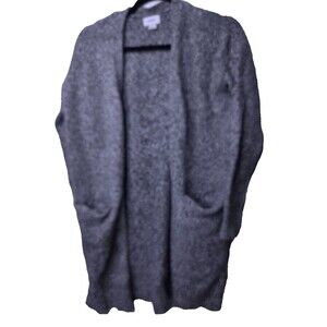 Old Navy Womens Marl Gray Long Sweater Cardigan Size S